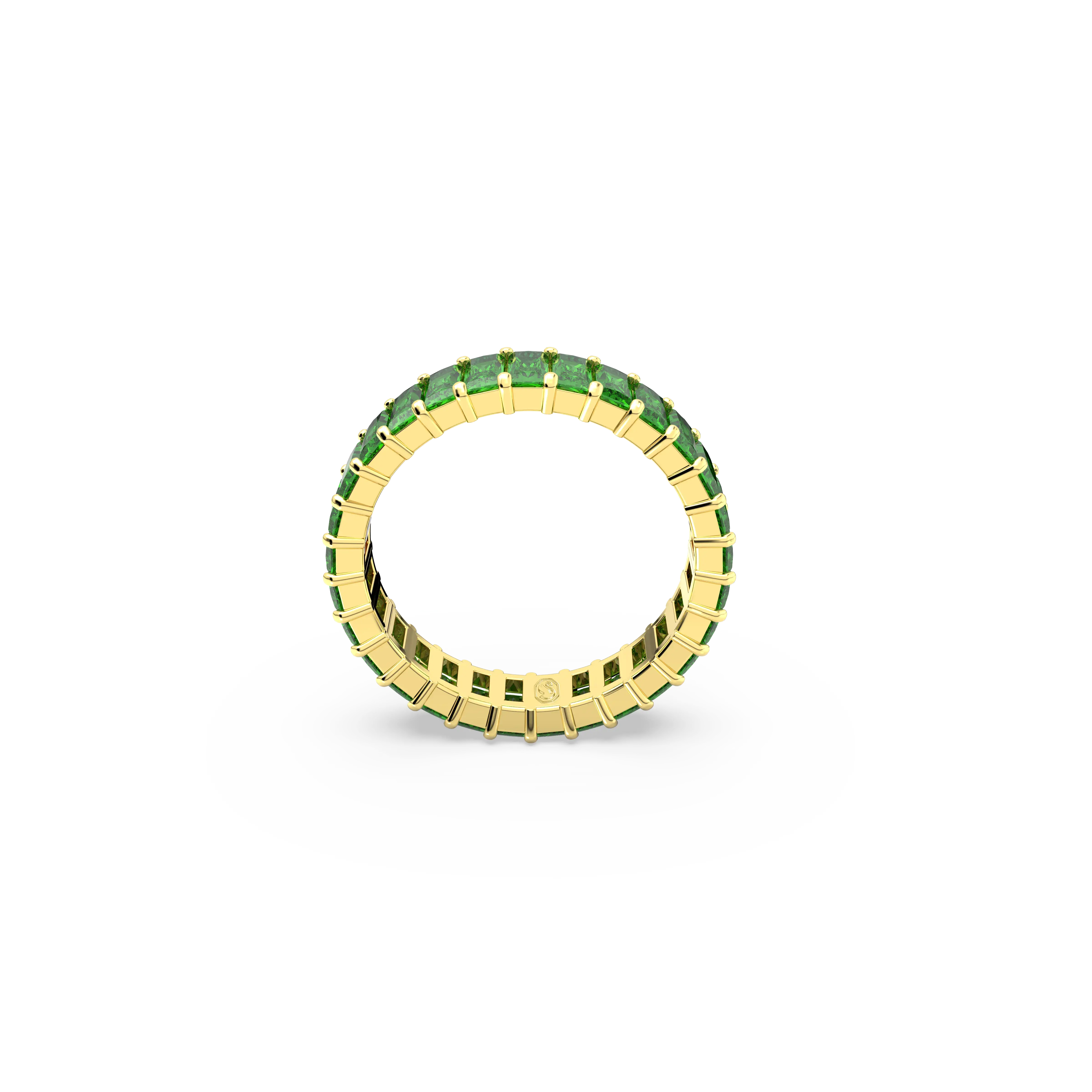 matrix-ring-baguette-cut-green-gold-tone-plated-swarovski-5648909-4.webp