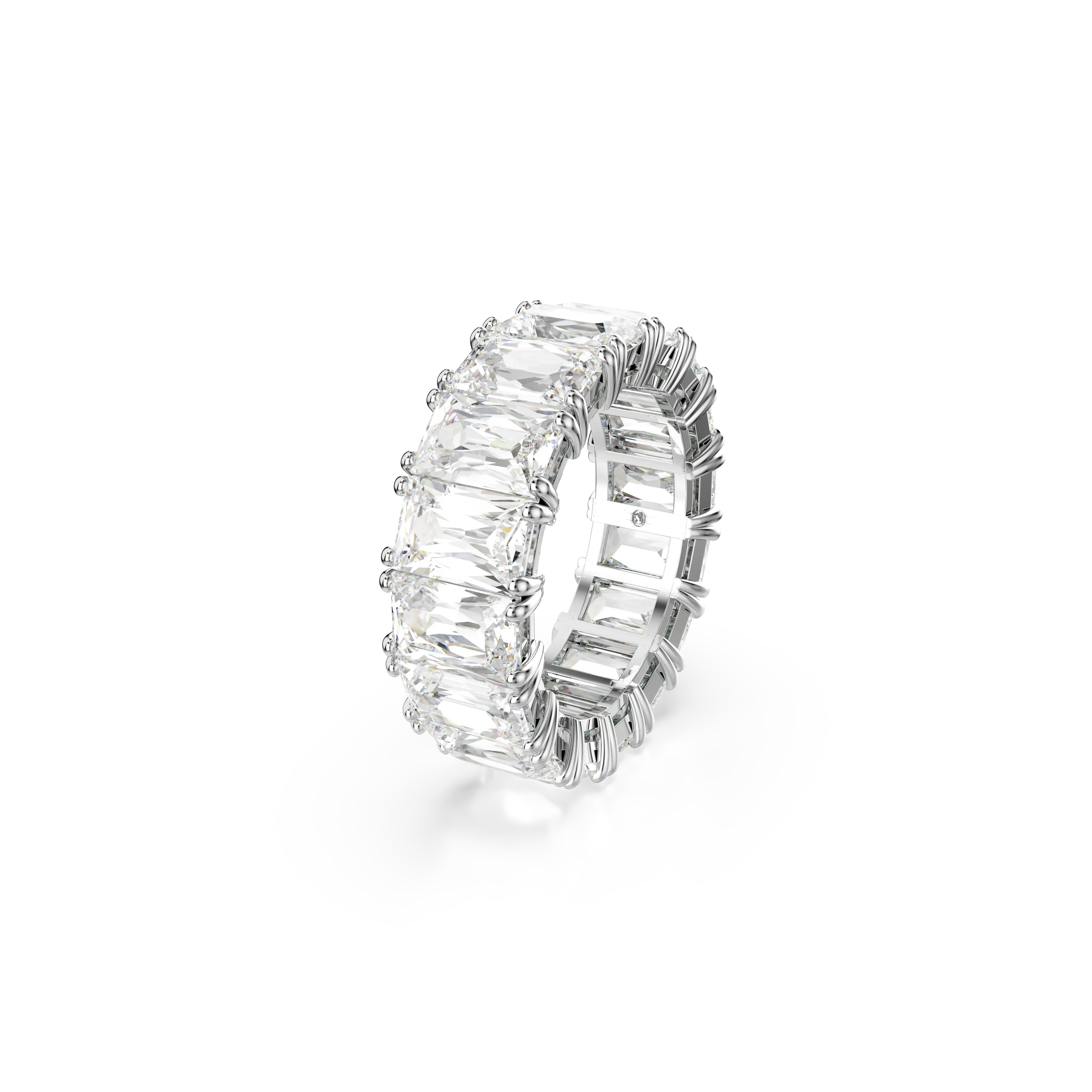 matrix-vittore-ring-baguette-cut-white-rhodium-plated-swarovski-5709275-2.webp