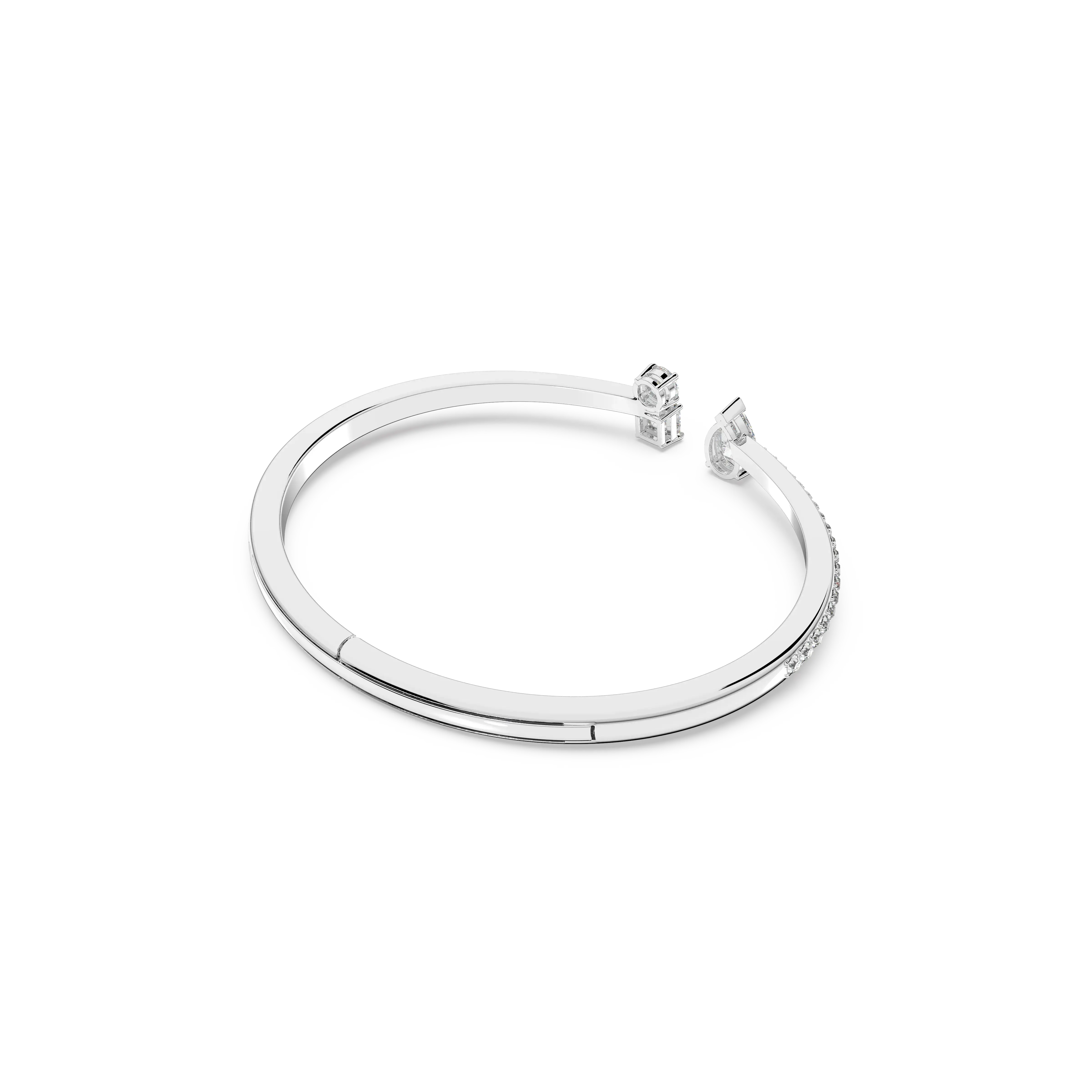 mesmera-attract-cuff-mixed-cuts-white-rhodium-plated-swarovski-5556912-4.webp