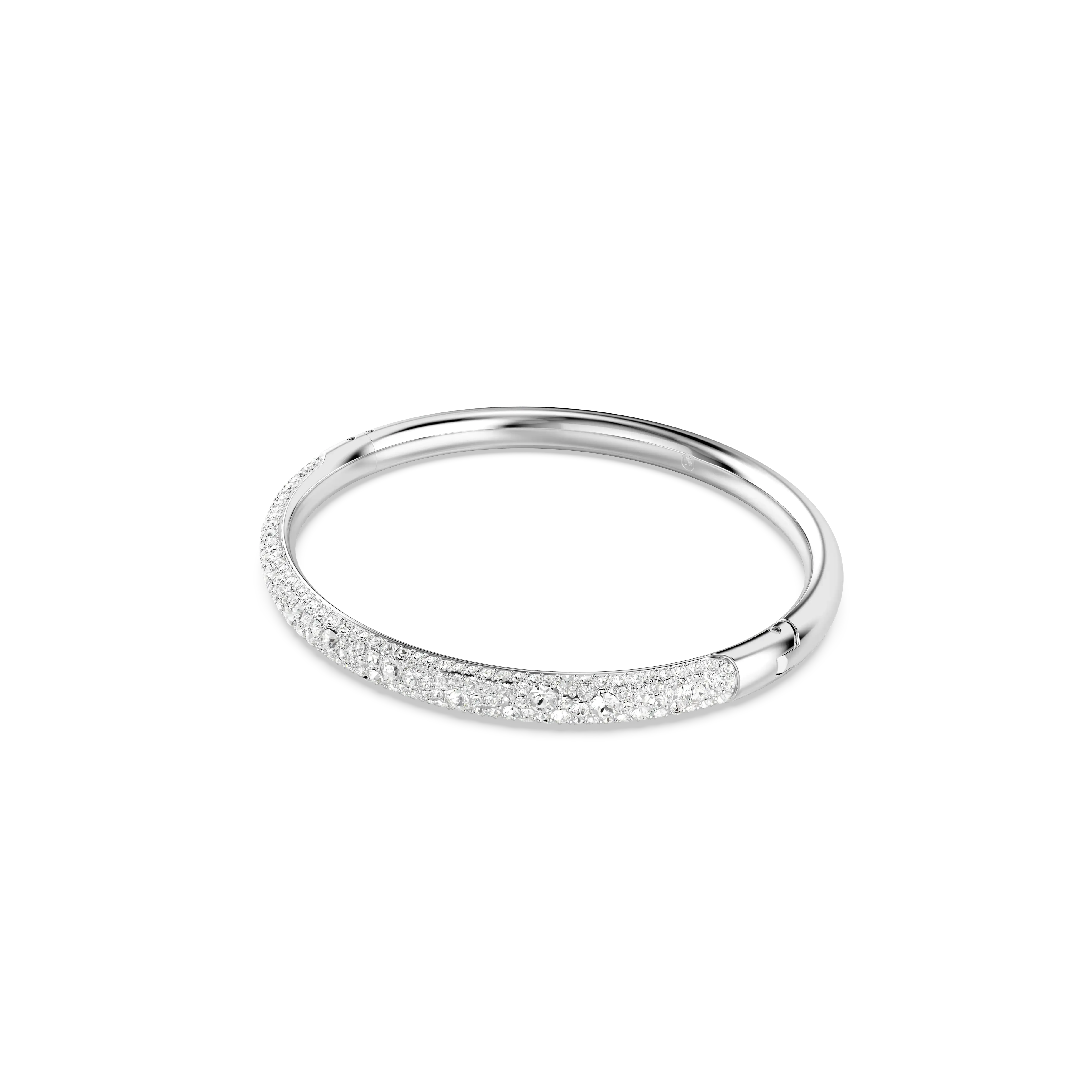 meteora-bangle-snow-pavC3A9-white-rhodium-plated-swarovski-5684241-1.webp