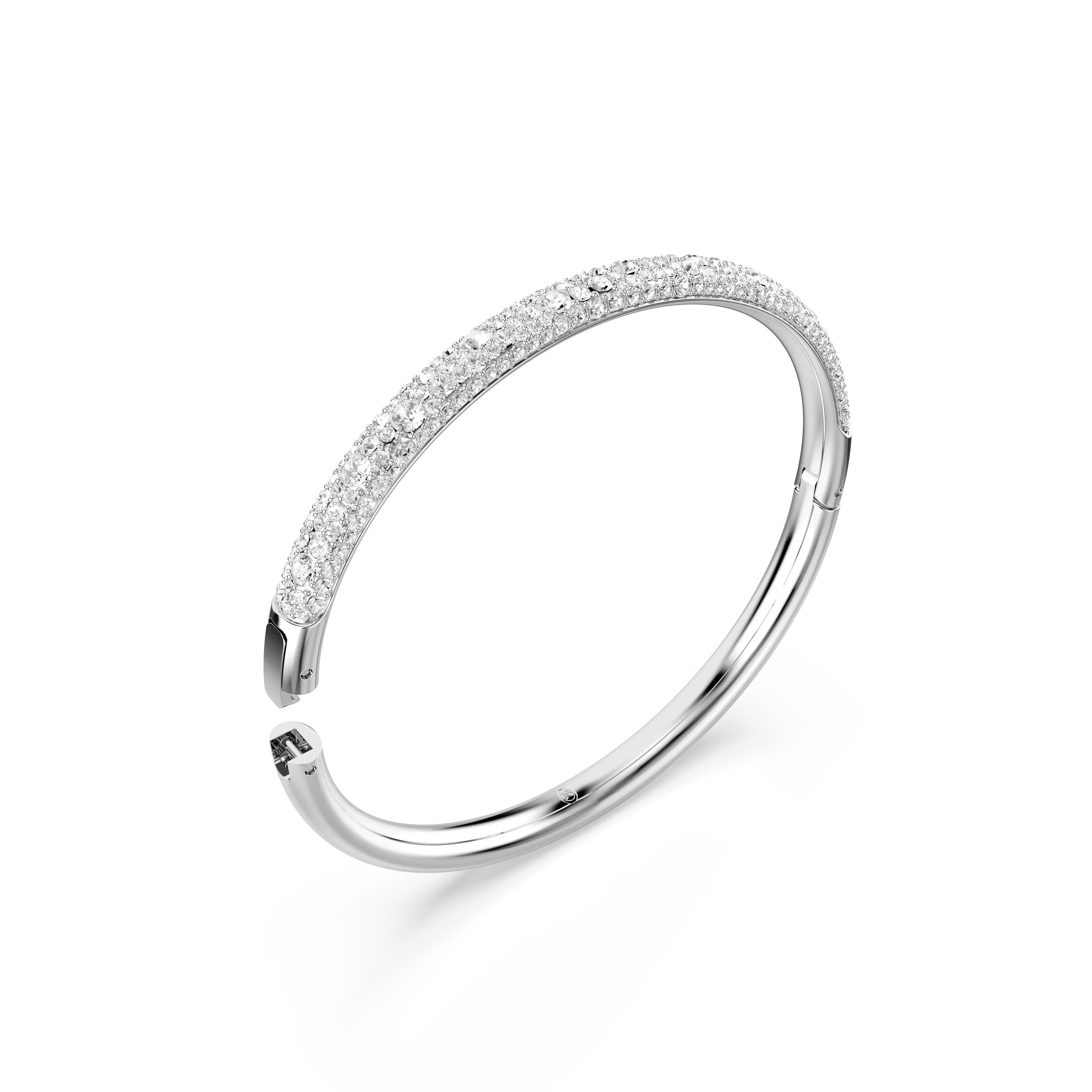 meteora-bangle-snow-pavC3A9-white-rhodium-plated-swarovski-5684241-2.webp