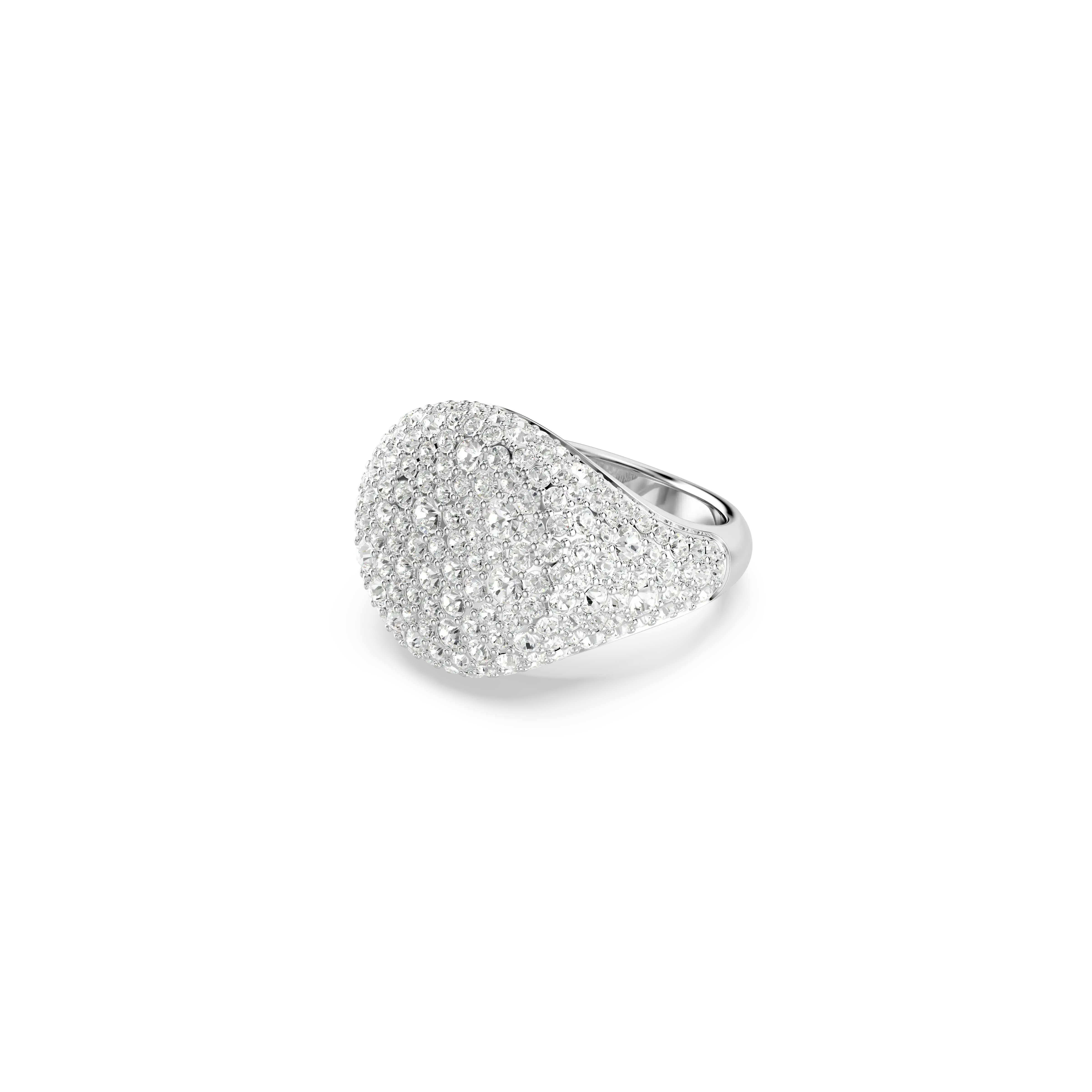 Meteora cocktail ring White/Rhodium plated