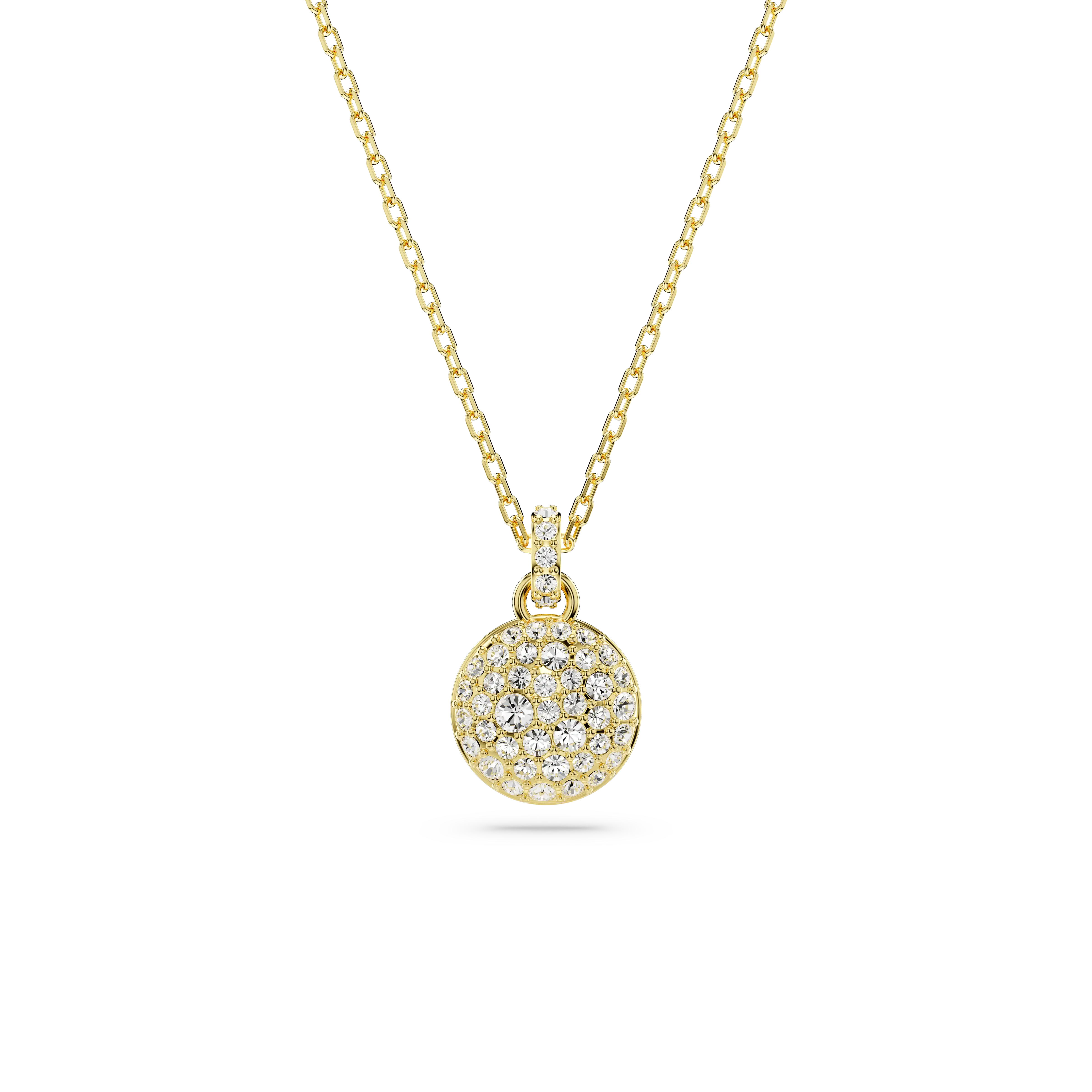 Meteora pendant White/Gold-tone plated