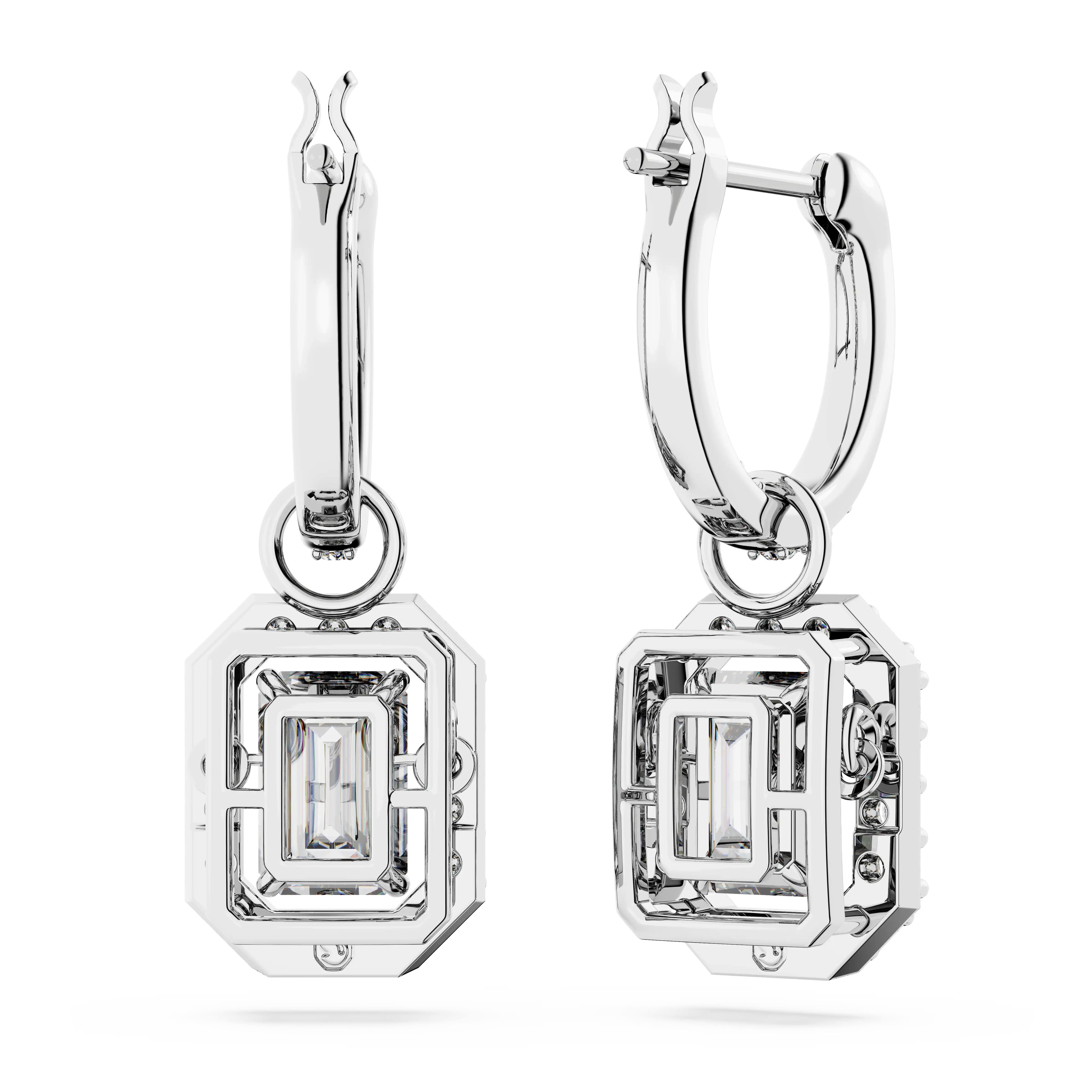 millenia-drop-earrings-octagon-cut-white-rhodium-plated-swarovski-5638495-4.webp
