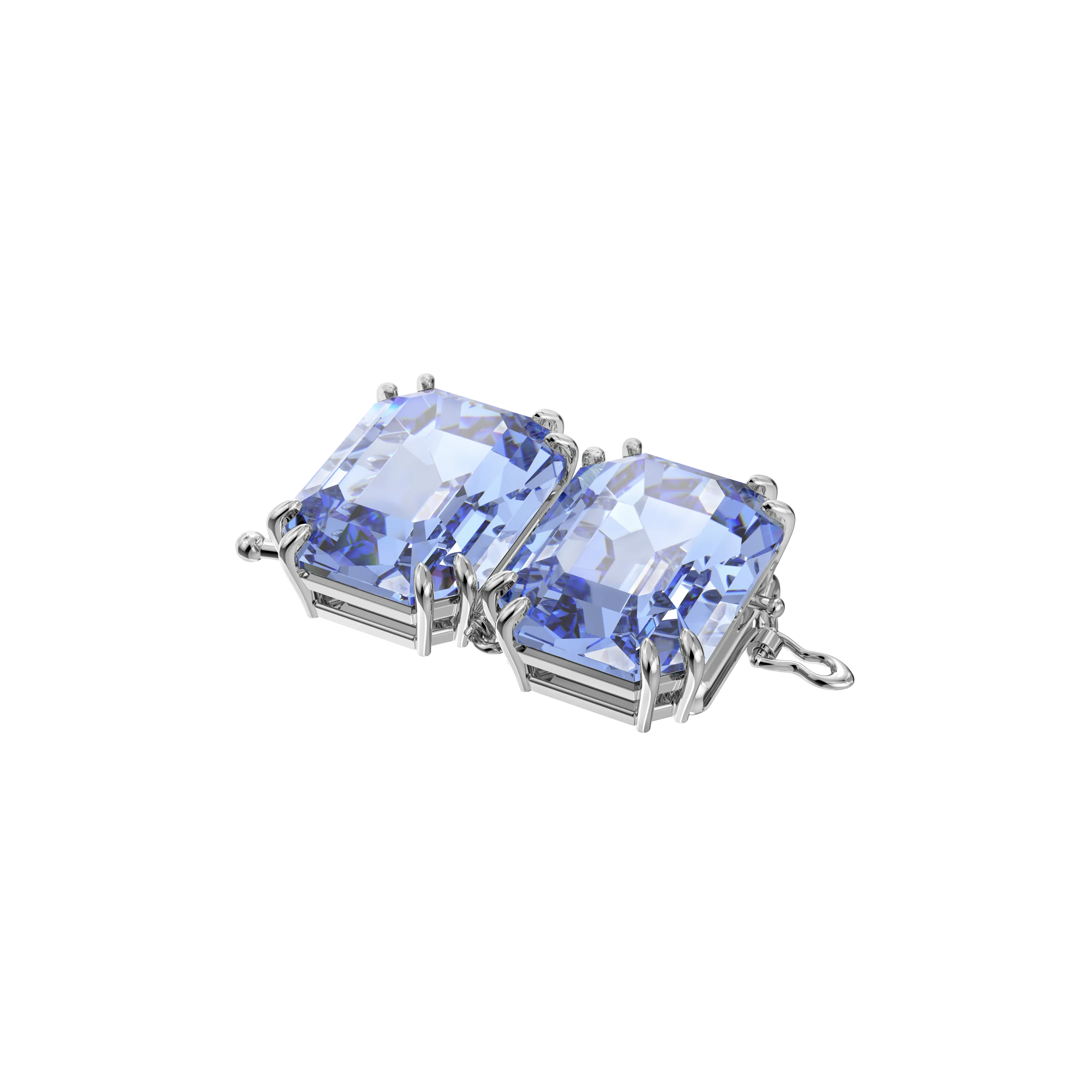 Millenia extender Octagon cut/Blue/Rhodium plated