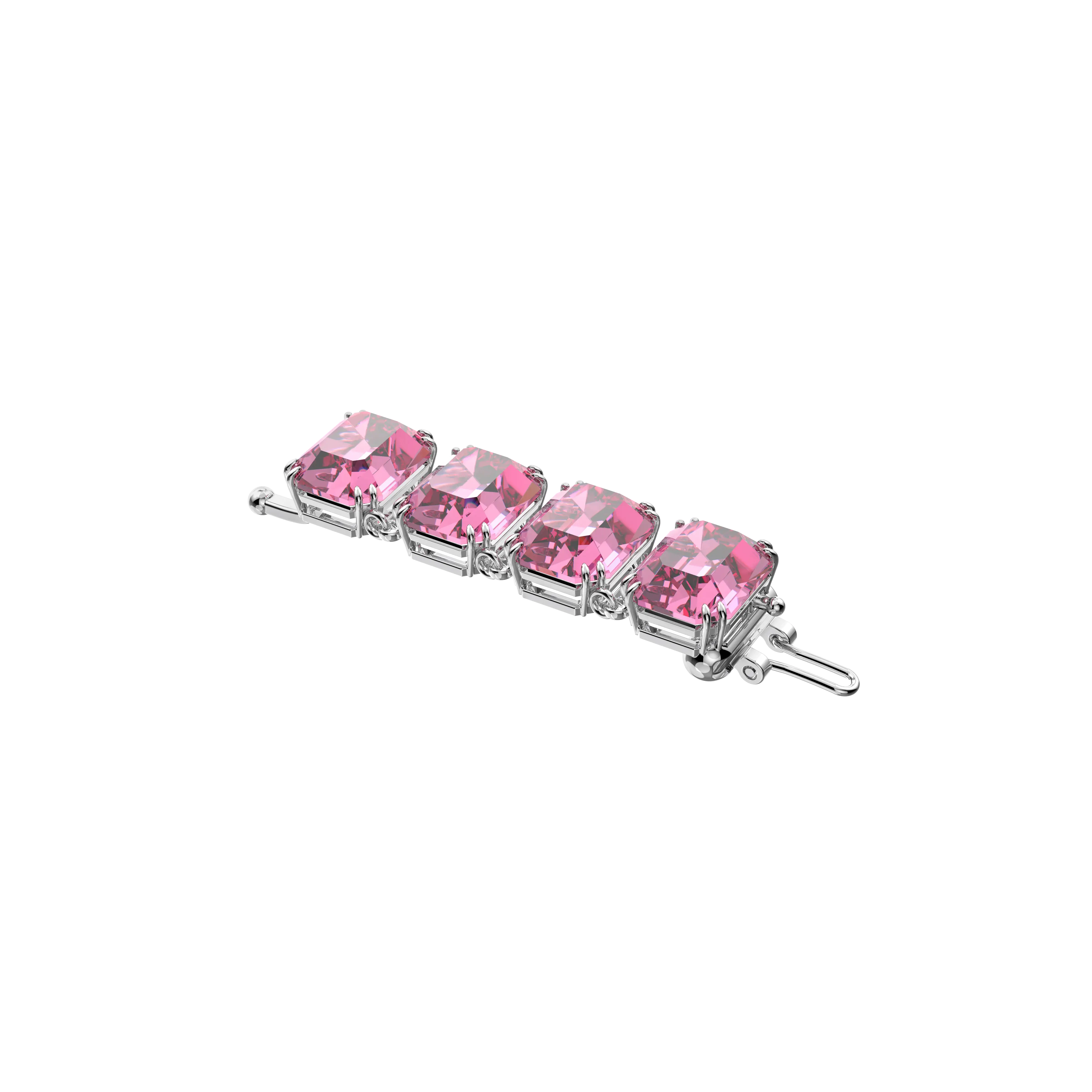 Millenia extender Octagon cut/Pink/Rhodium plated