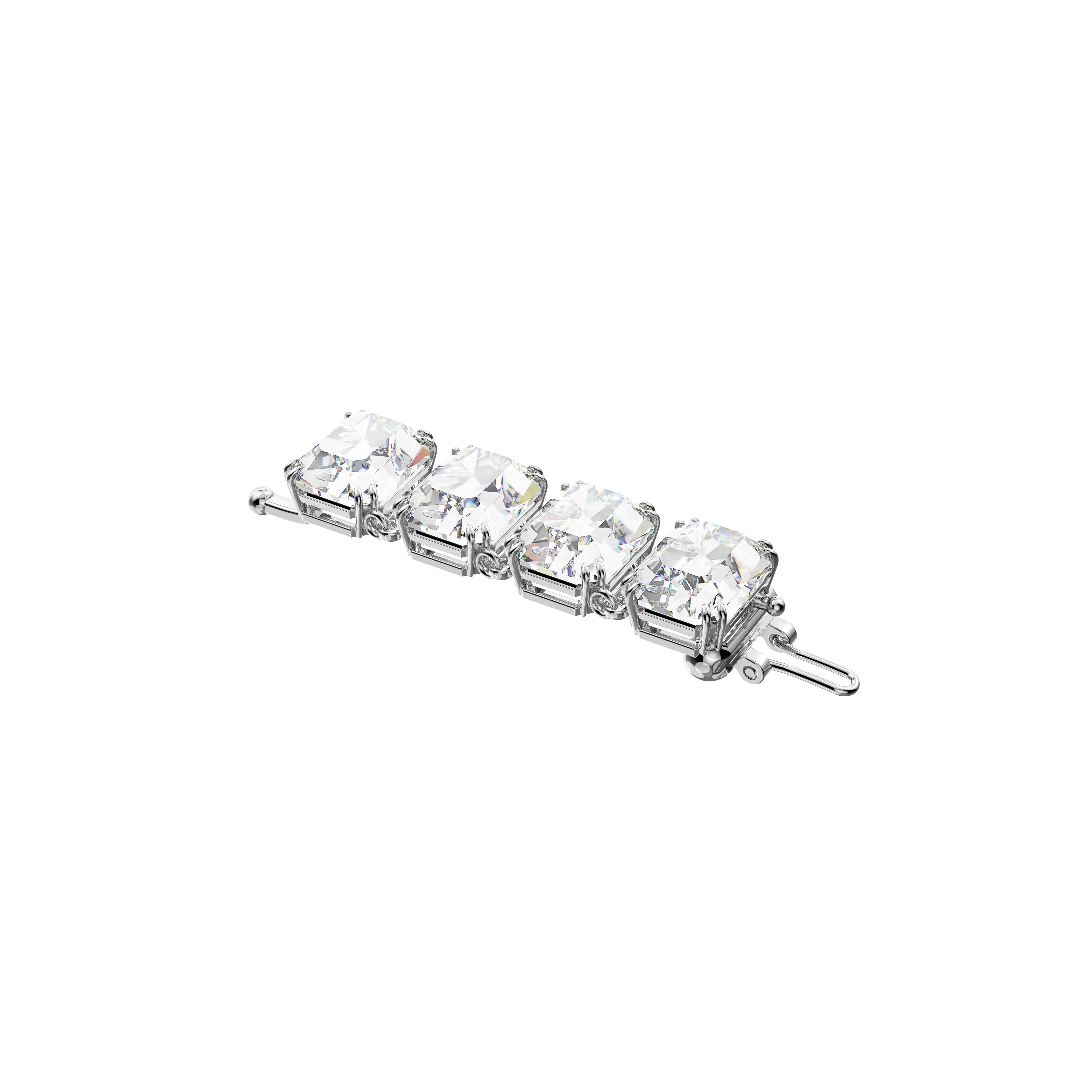 Millenia extender Octagon cut/White/Rhodium plated