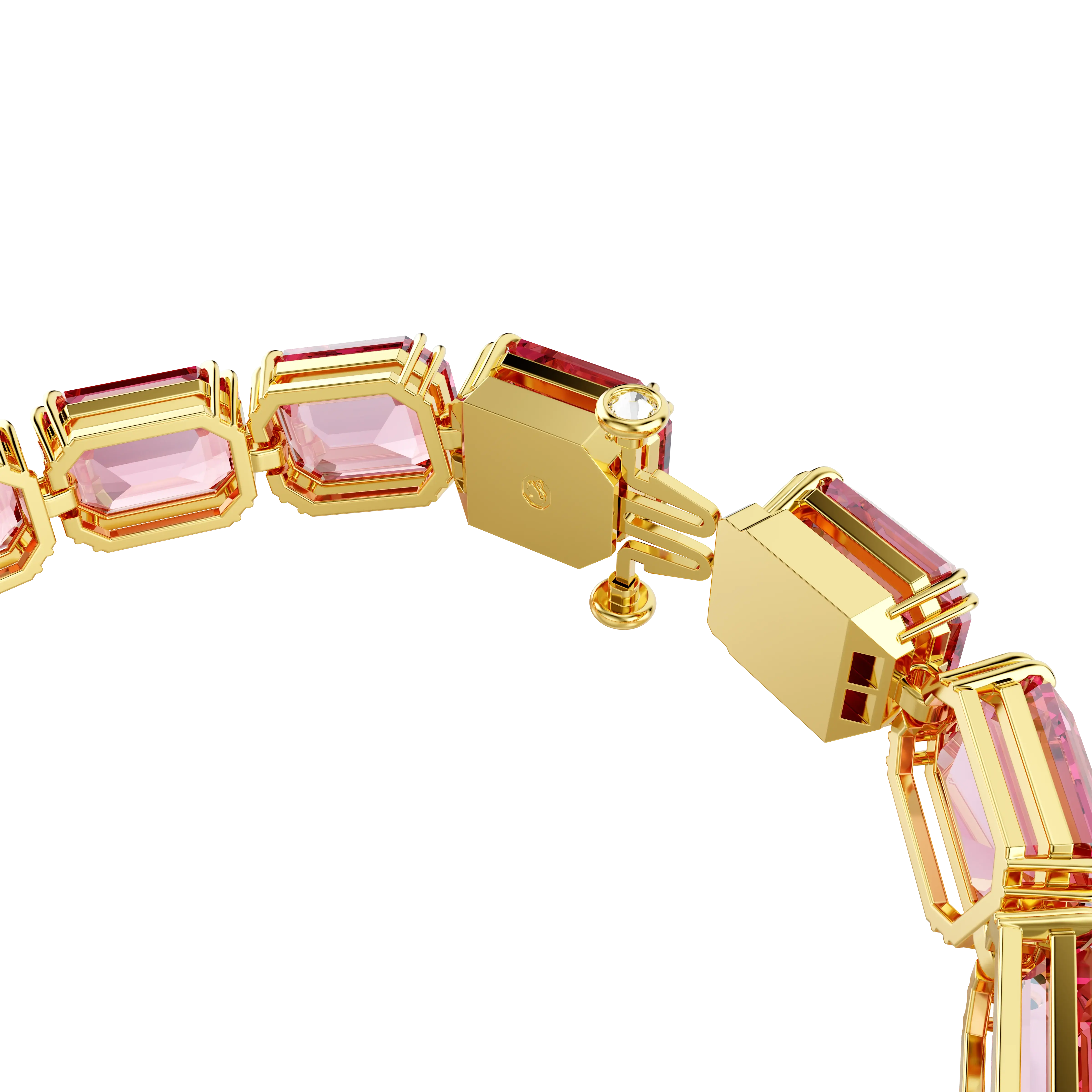 millenia-tennis-bracelet-octagon-cut-pink-gold-tone-plated-swarovski-5683428-3.webp