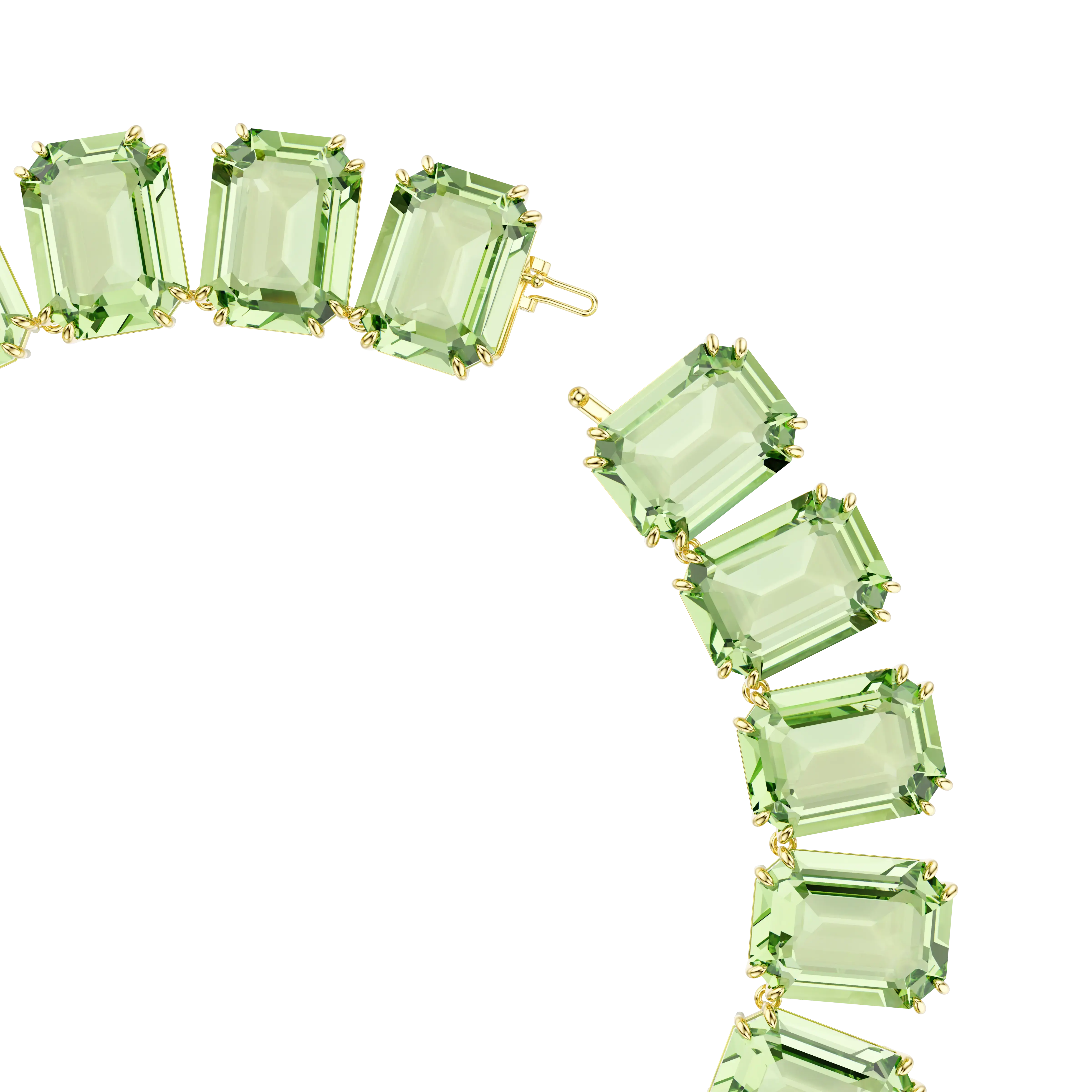 millenia-tennis-necklace-oversized-crystals-octagon-cut-green-gold-tone-plated-swarovski-5598261-3.webp