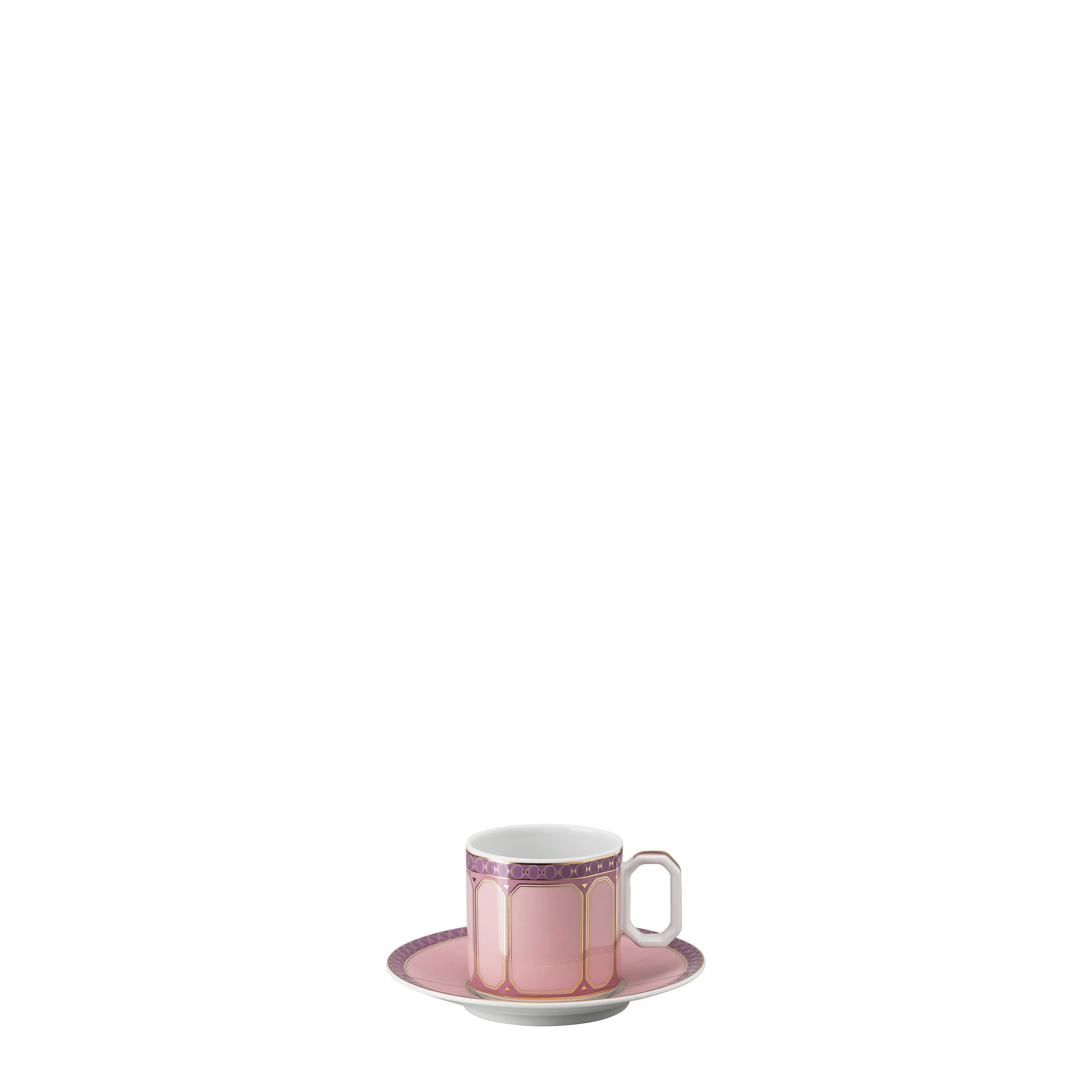 Signum espresso cup with saucer Porcelain/Pink