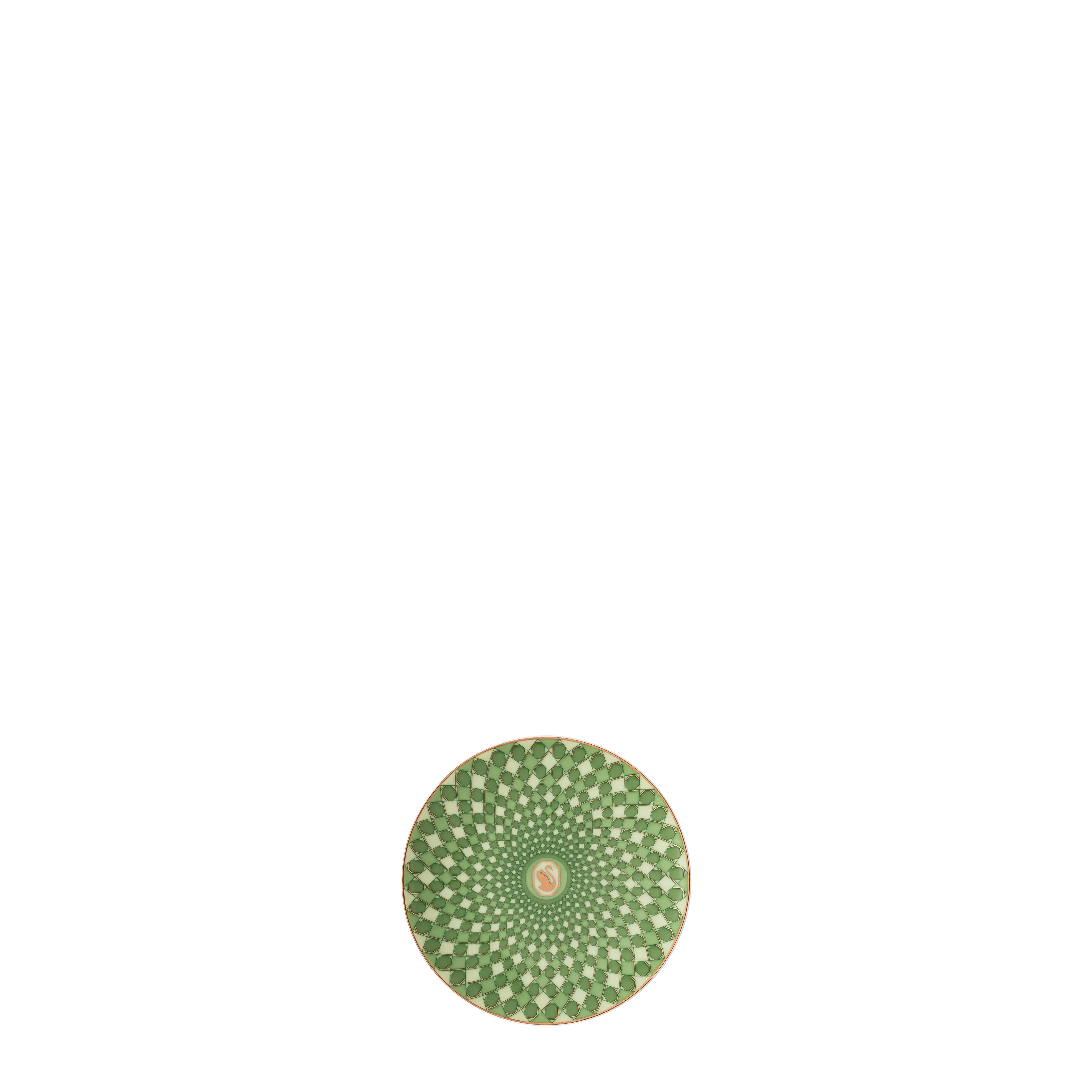 Signum plate Porcelain/Small/Green