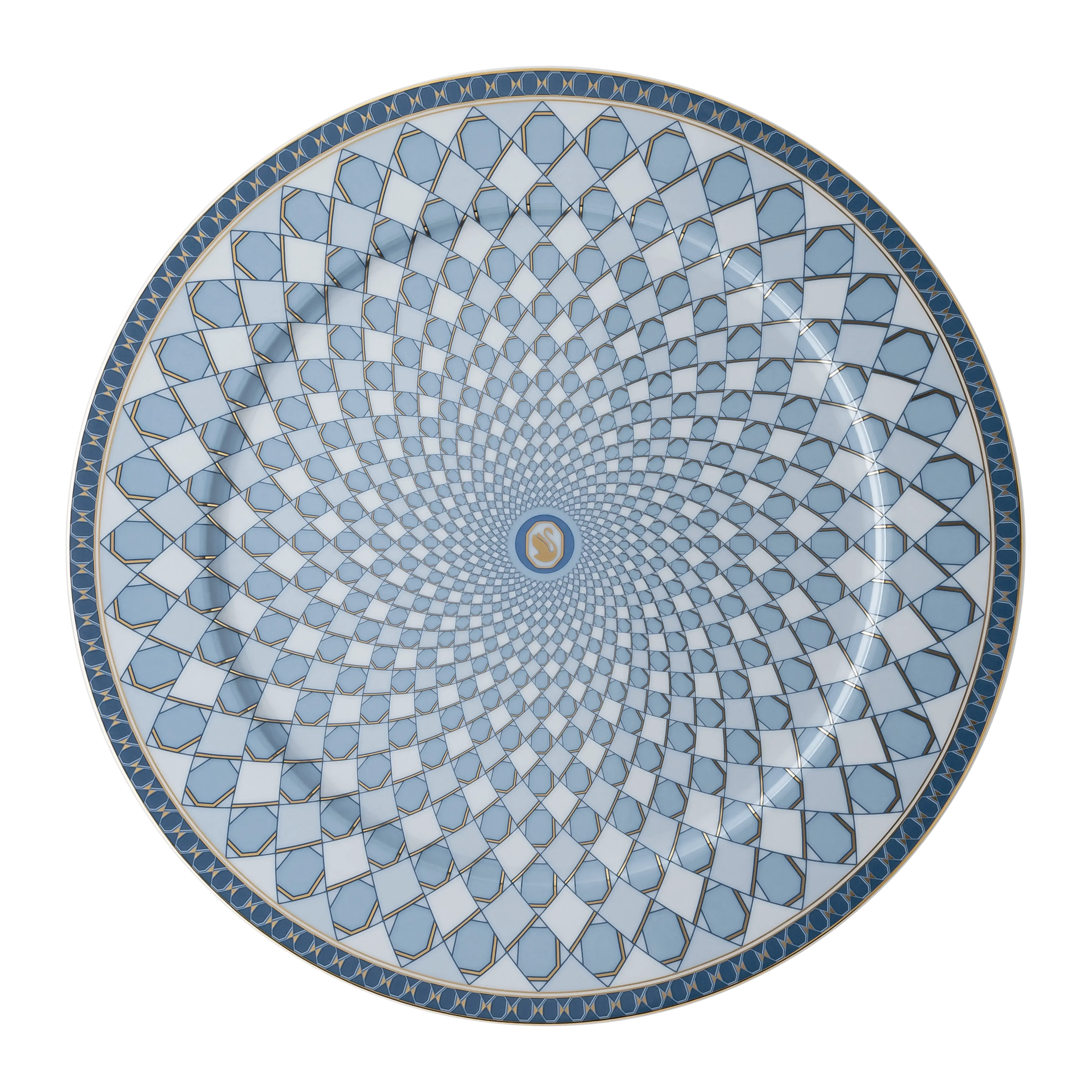 Signum service plate Porcelain/Large/Blue