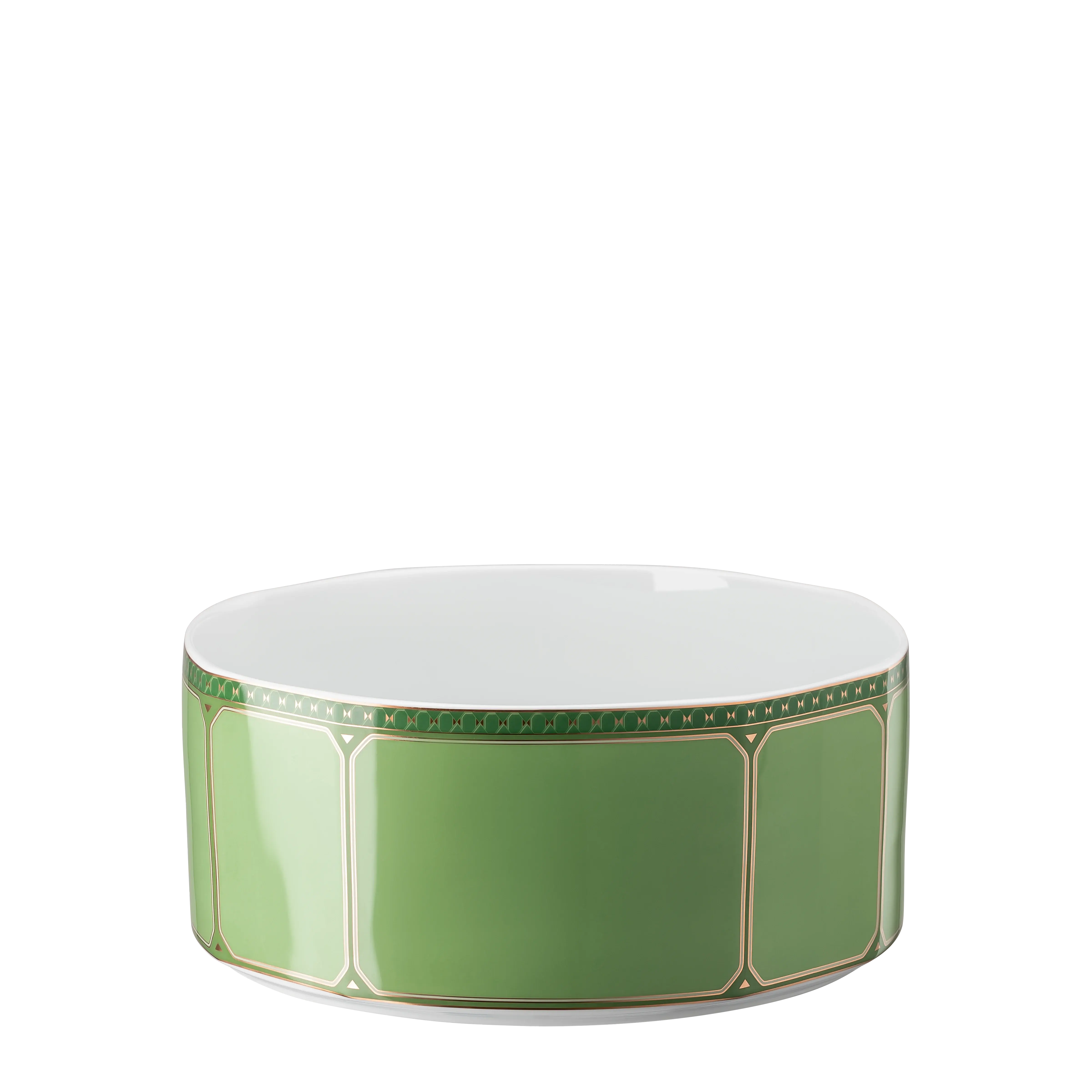 Signum serving bowl Porcelain/Large/Green