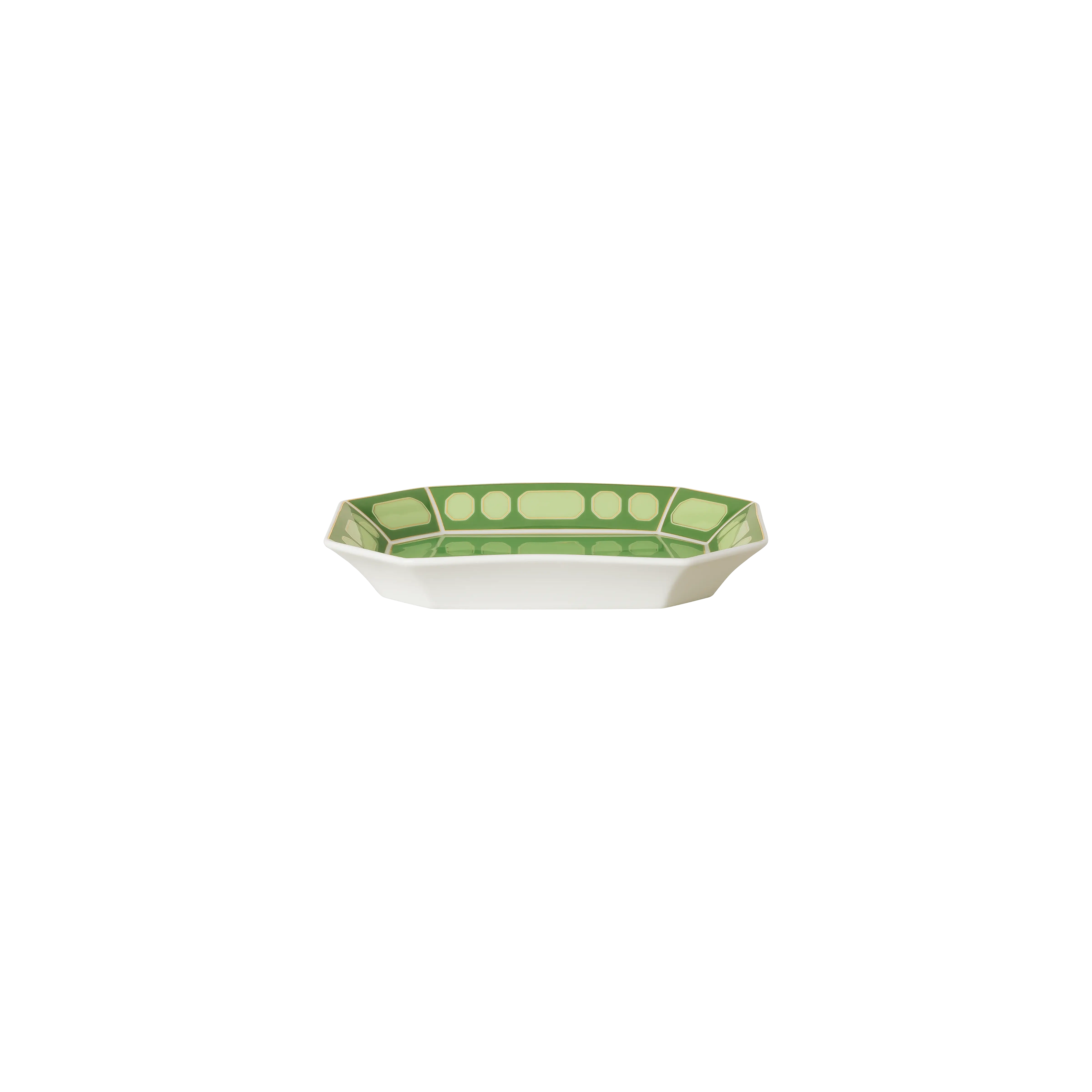 Signum tray Porcelain/Large/Green