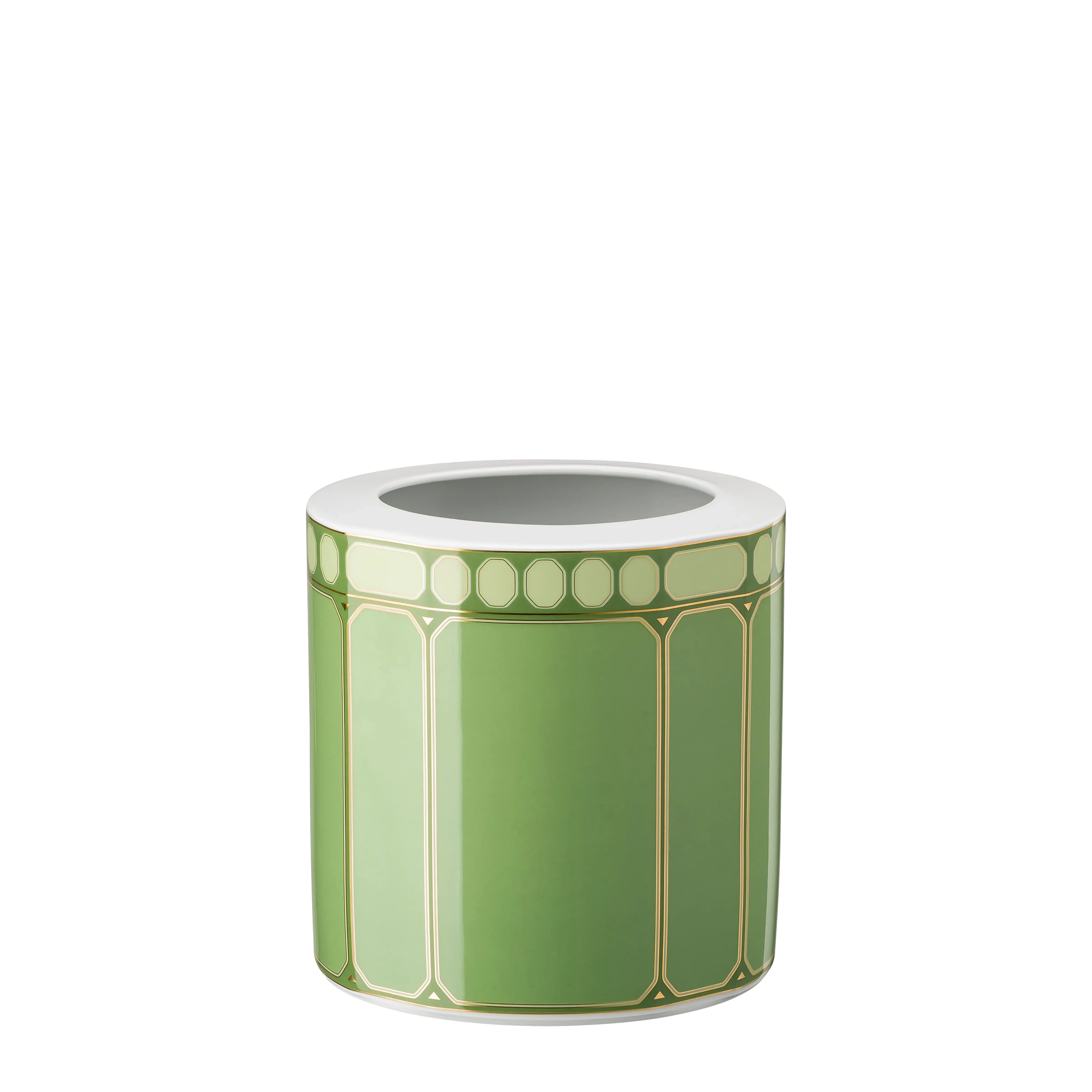 Signum vase Porcelain/Wide/Green