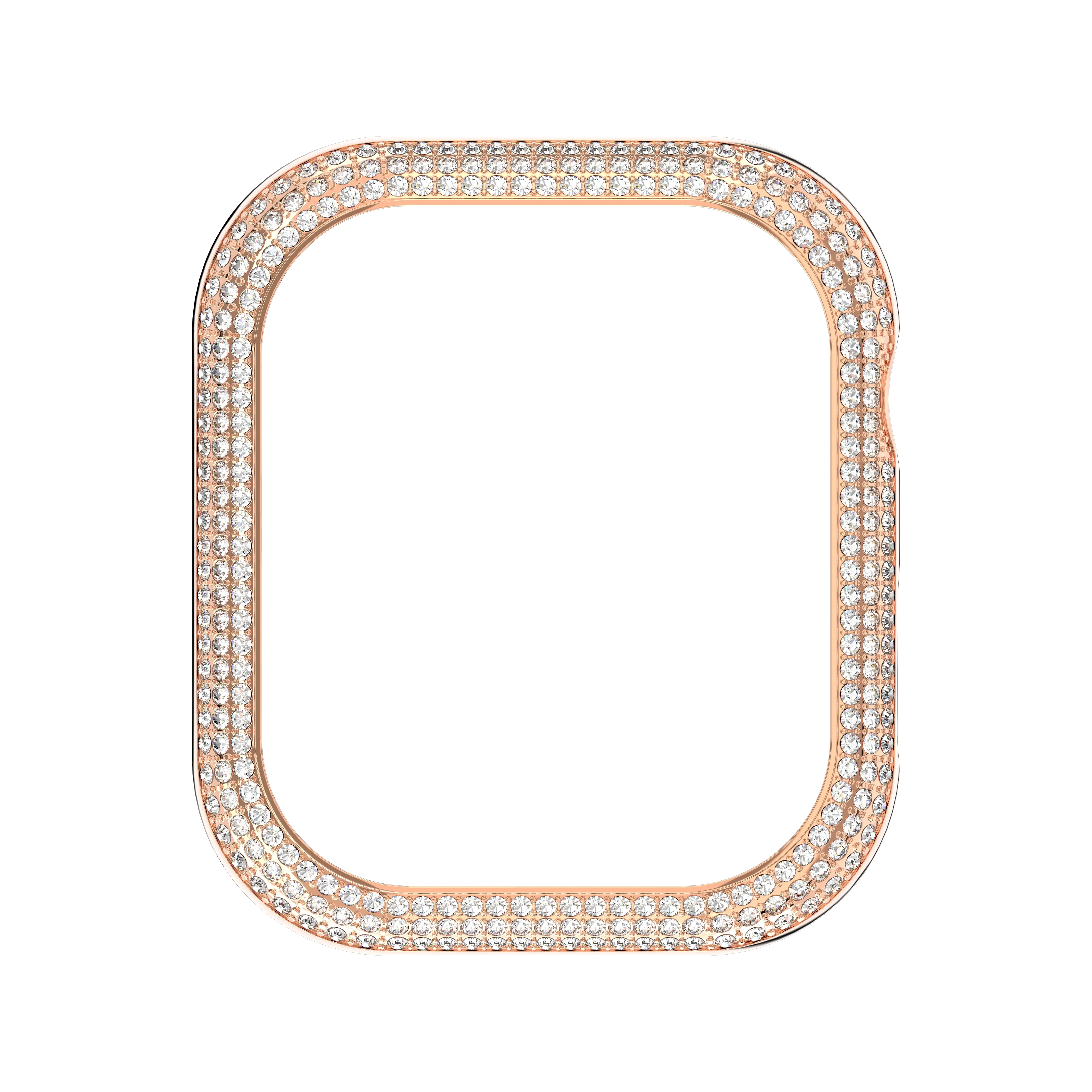 Sparkling case For Apple Watch® Series 7/41 mm/Rose gold tone