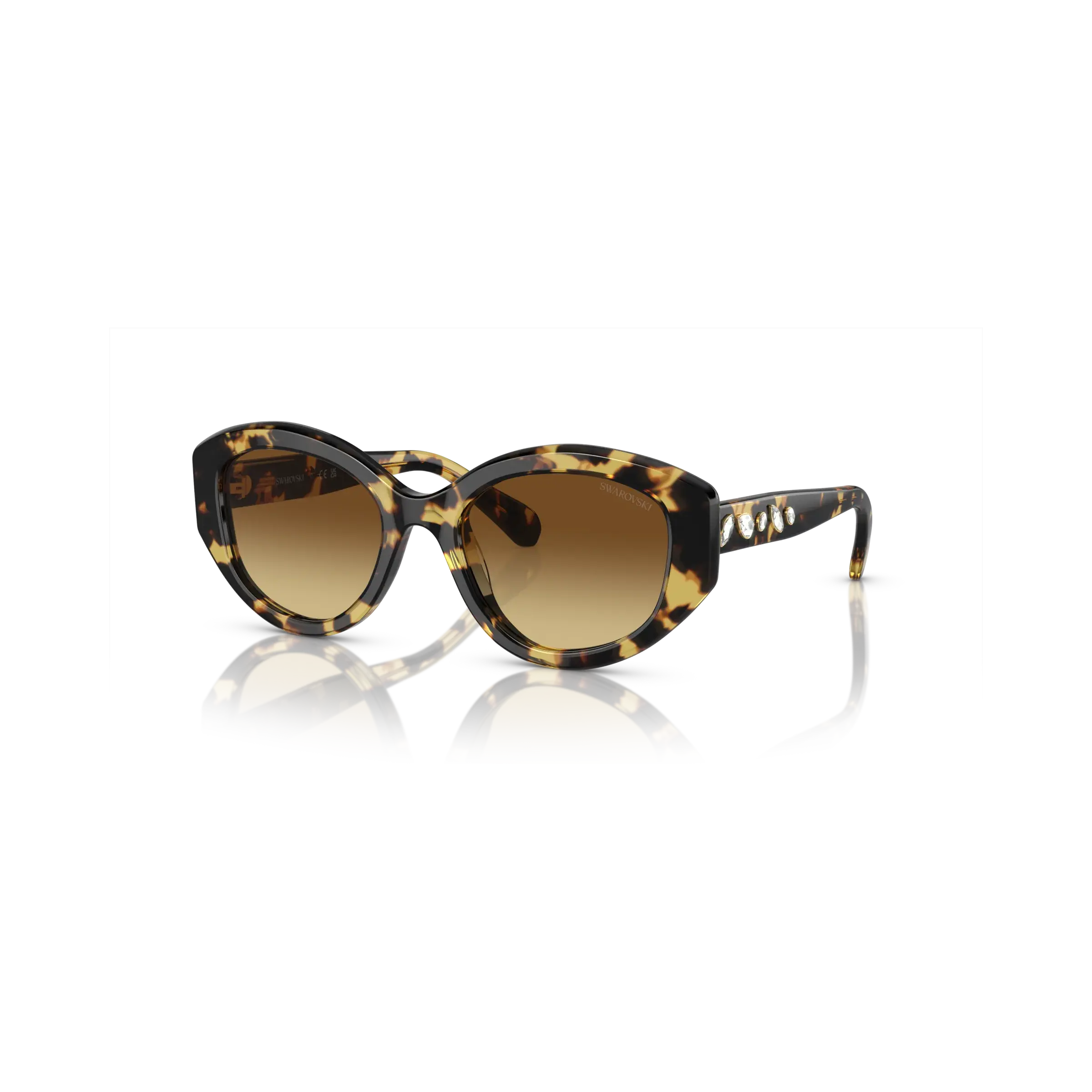 Sunglasses Cat-eye shape/SK6008/Brown