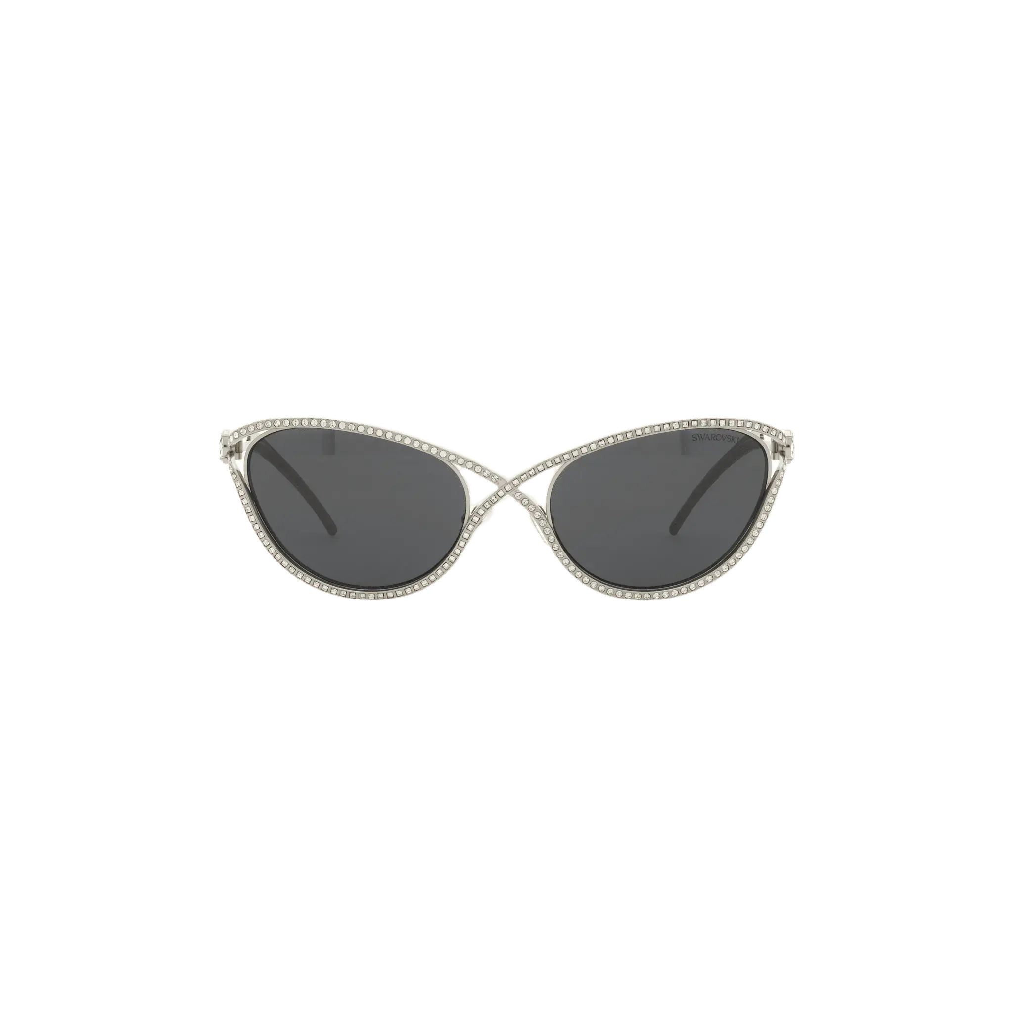 Sunglasses Cat-eye shape/SK7025/Silver tone
