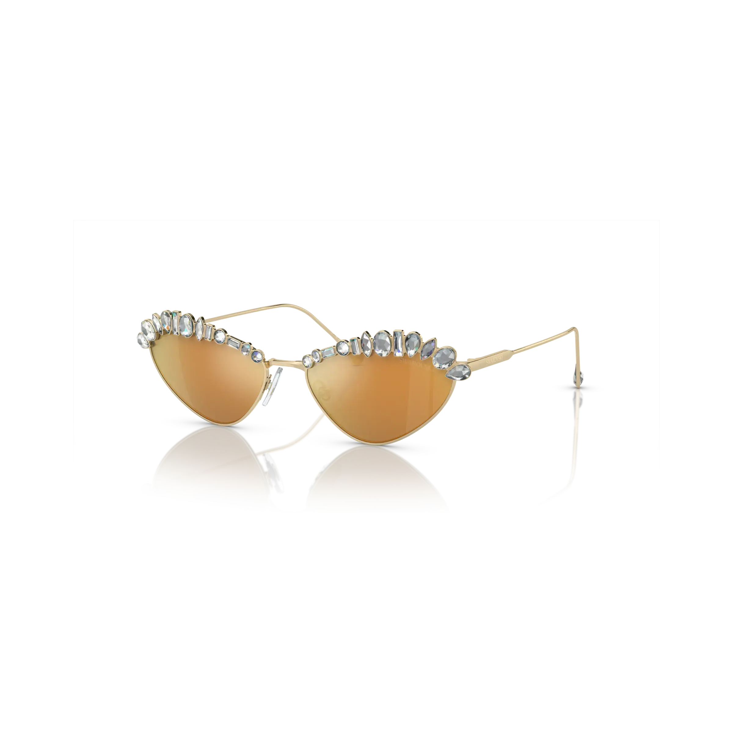Sunglasses Statement/Cat-eye shape/SK7009/Gold tone