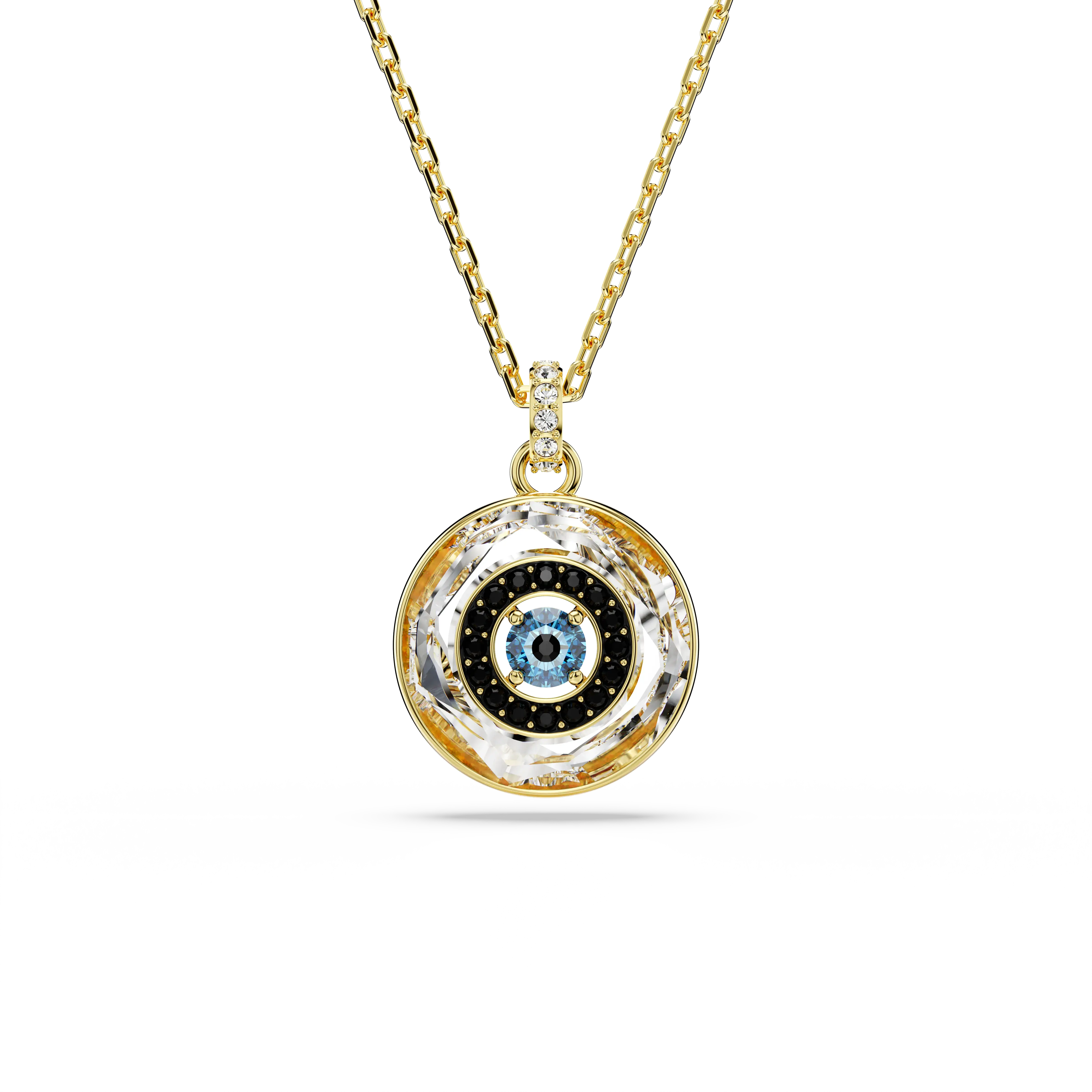 Symbolica pendant Evil eye/Small/Multicolored/Gold-tone plated