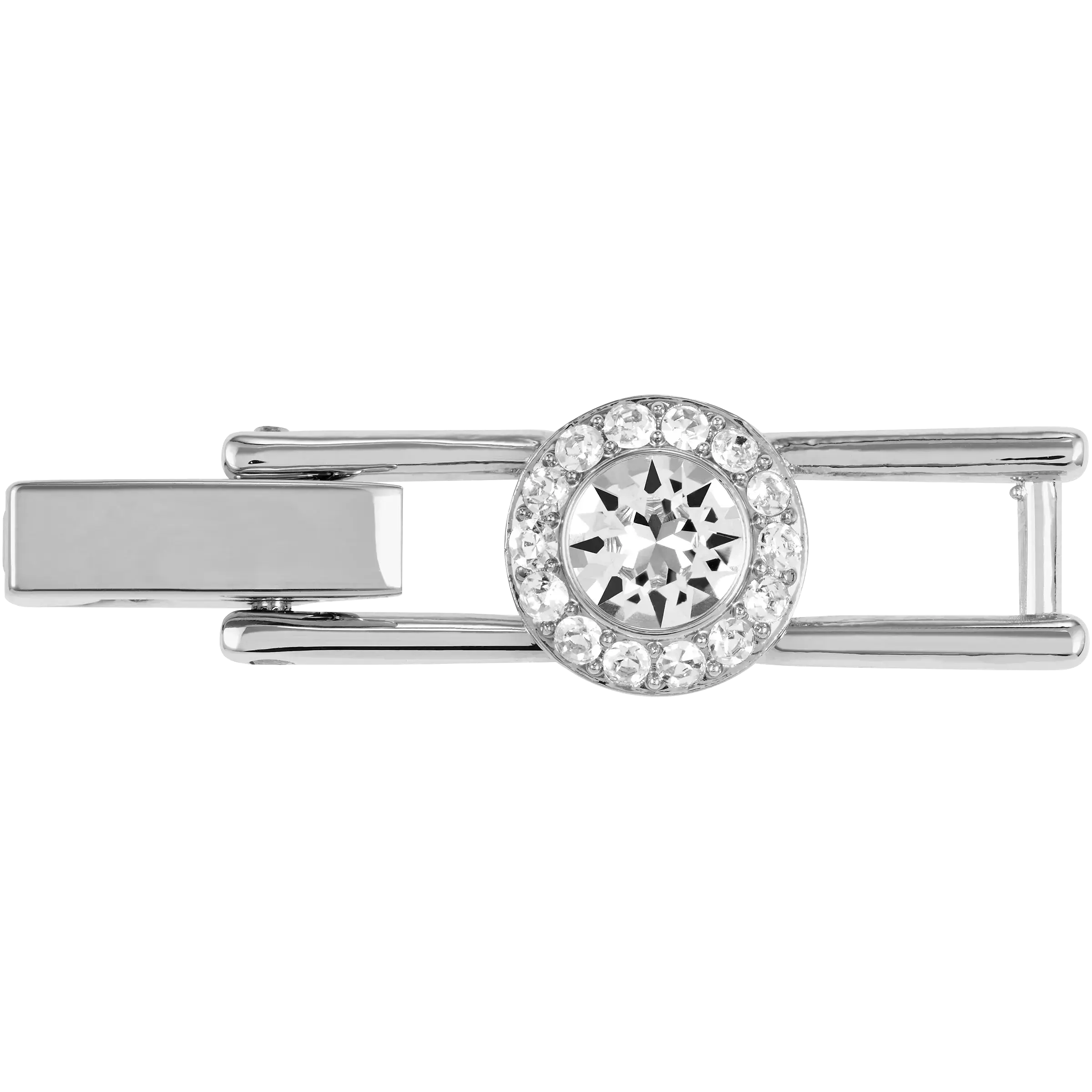 Una Angelic extender Round cut/White/Rhodium plated
