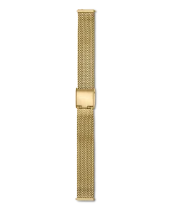 Watch strap 13 mm (0.51") width/Metal/Gold tone/Gold-tone finish